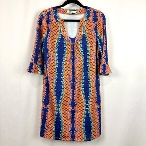 Anthropologie Aryeh Art To Wear African Style Tunic Dress Boho Festival Womens L